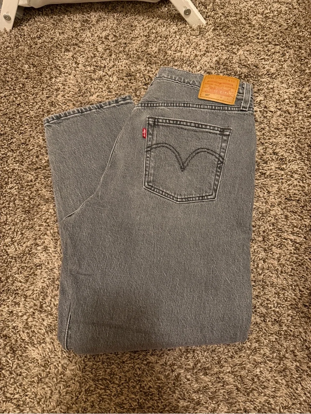 Levi's 501 grey woman’s jeans